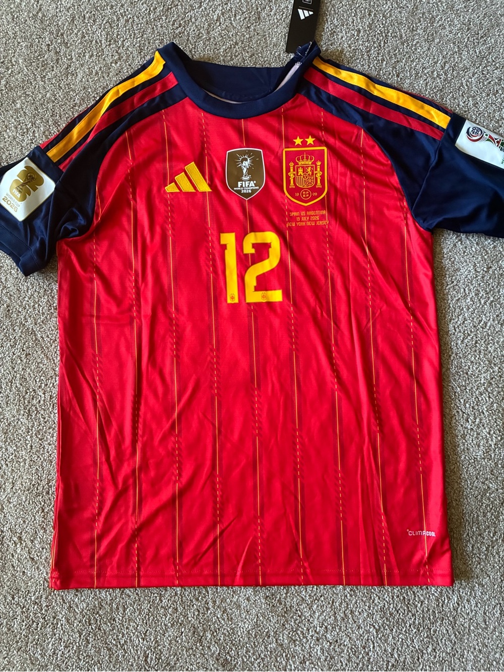 adidas Spain WC26 Final shirt 2 * #12 Pedro Porro